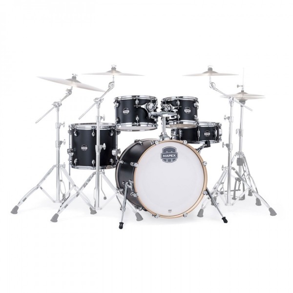 Mapex Mars Maple 5-Piece Studio Shell Pack Matte Black (KD)